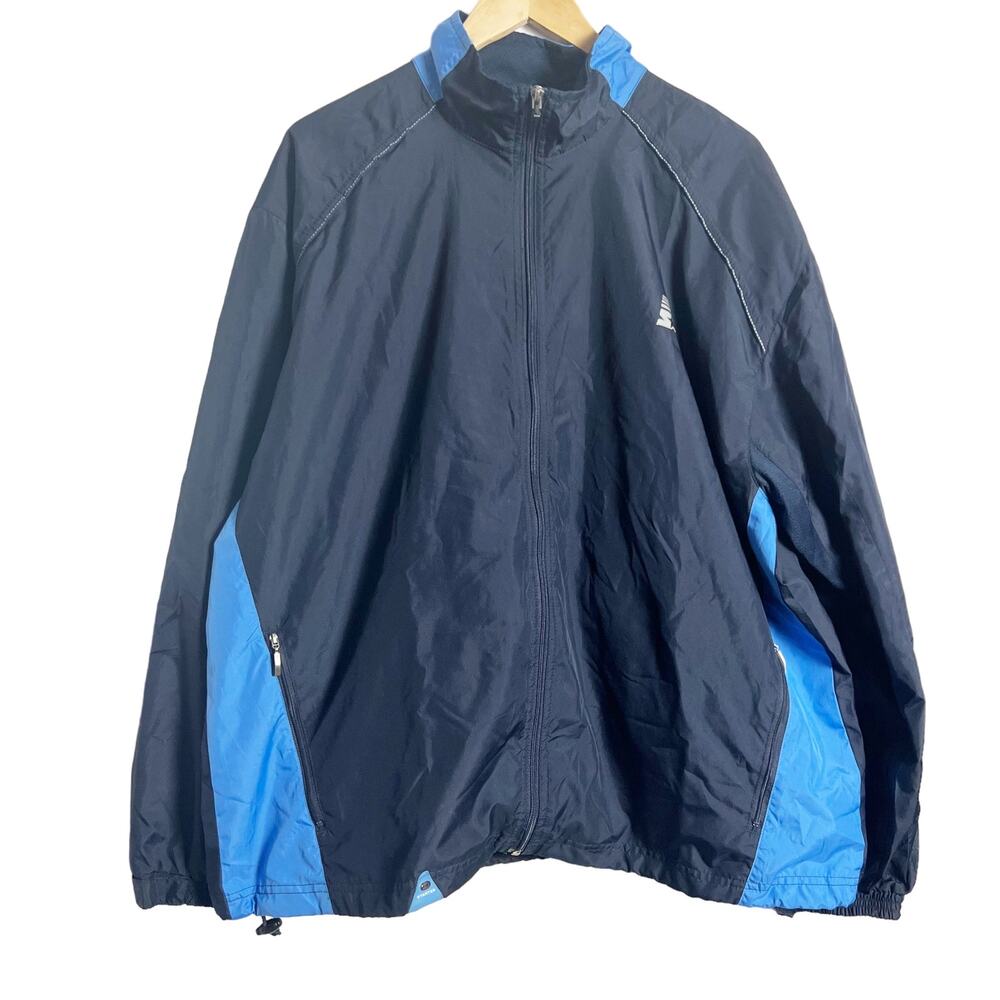 Vintage Starter Men’s Navy Blue Windbreaker Zip Jacket Size L